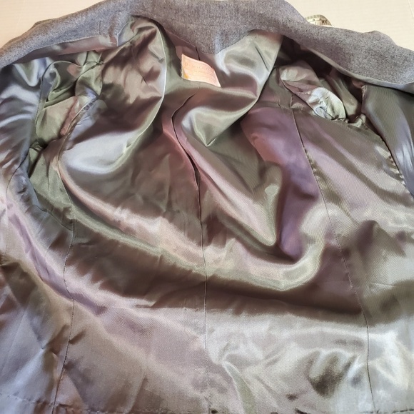 PENDLETON 100% Virgin Wool Gray Suit Jacket - Picture 6 of 8